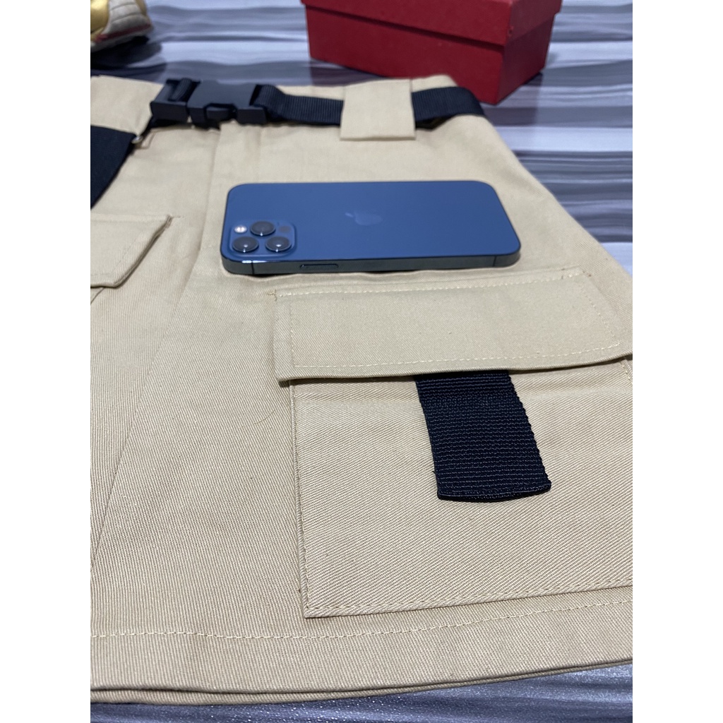 Chân váy ôm phối túi cá tính kaki co giãn, tặng kèm dây nịch - ảnh thật mẫu Shop chụp | BigBuy360 - bigbuy360.vn