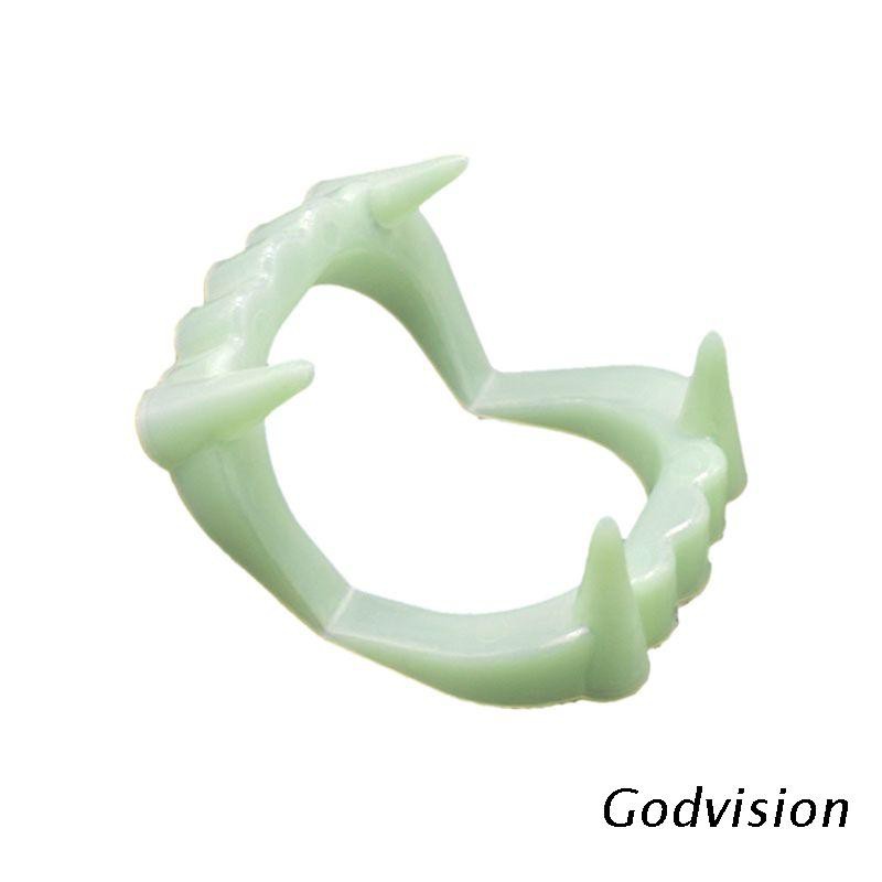 BB Glow In The Dark Vampire Fangs Plastic Teeth Costume Accessory Party Favors