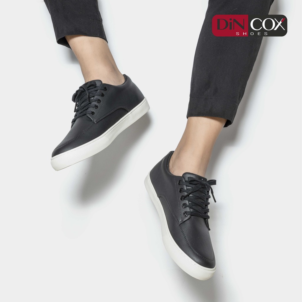 [Giày Việt Nam] DINCOX Shoes Hà Nội Giày Da Nam Công Sở D06 4 Màu Trắng/Đen/Xám/Nâu