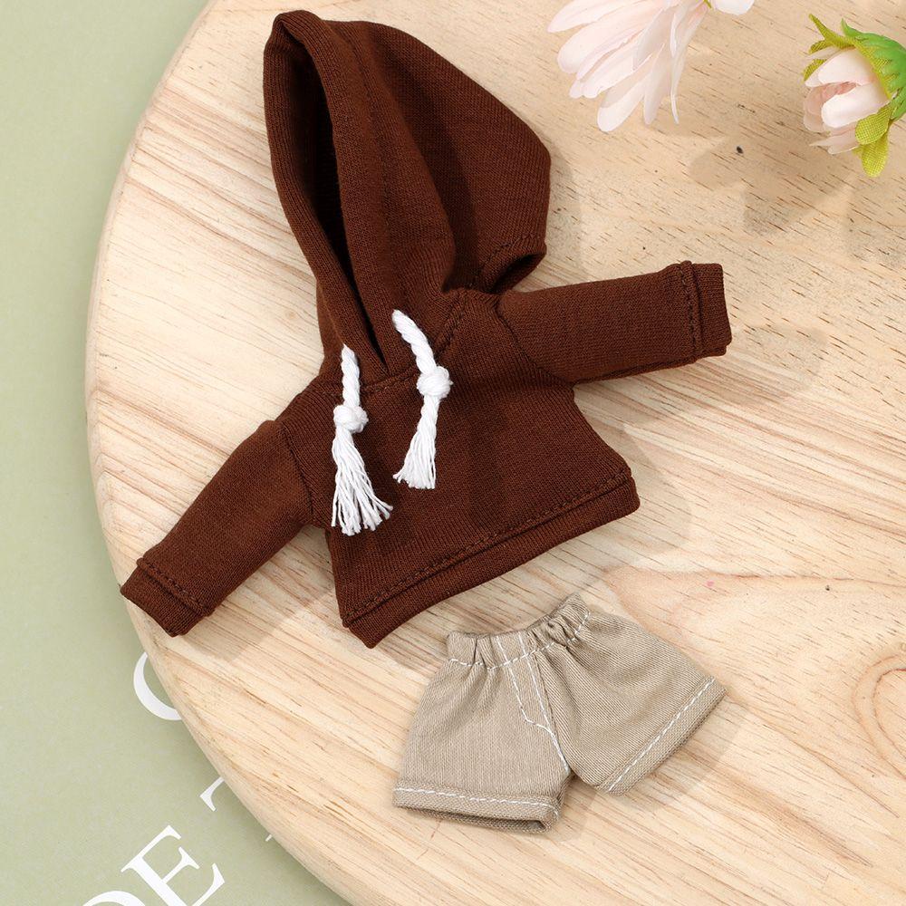 Áo Hoodie Và Quần Short Thời Trang Cho Búp Bê 1/6 1/12 12~16cm