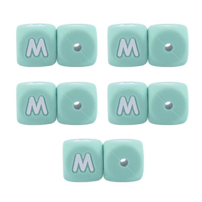 Bộ Hạt Silicone Xỏ Vòng Tay / Vòng cổ Thủ Công Dành Cho Mẹ Bỉm Sữa