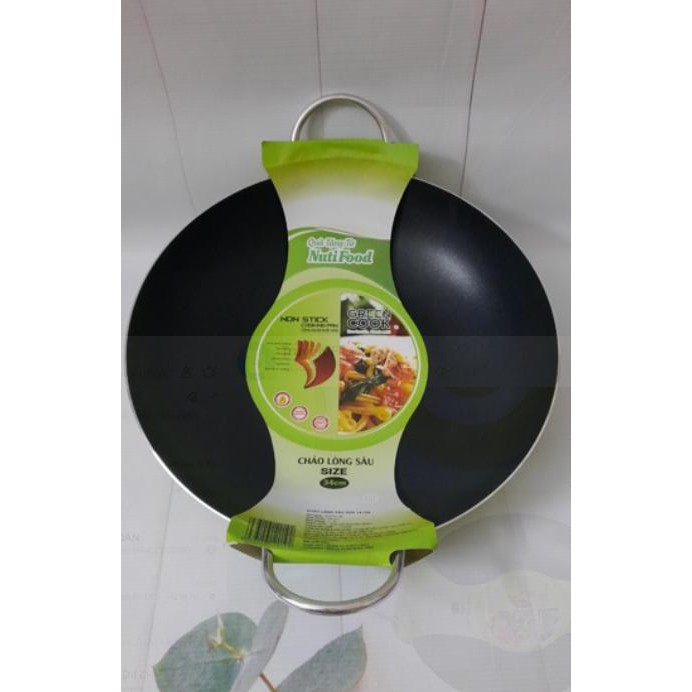 Chảo sâu lòng 2 quai 34cm Nutifood