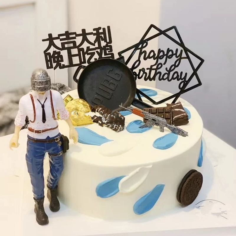 PUBG Player-Unknown' Battlegrounds Action Figure Model Set Chicken Boy Toy Gifts