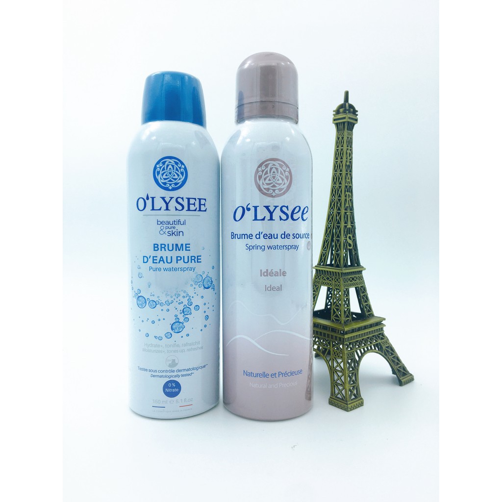 Xịt khoáng dưỡng da - cấp ẩm O'lysee Pure waterspray chính hãng Pháp cao cấp 150ml - 400ml NPP Shoptido | BigBuy360 - bigbuy360.vn