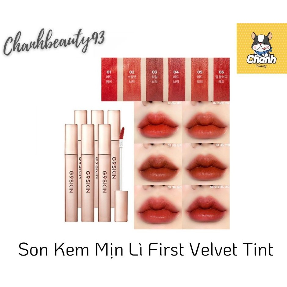 Son Kem Lì G9Skin First V-Fit Velvet Tint 3.5g