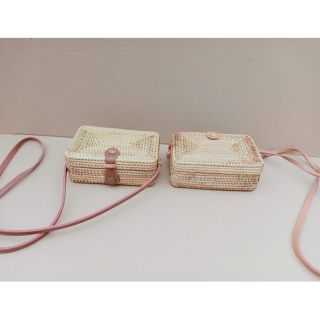 túi mây tre chữ nhật 19×13H7