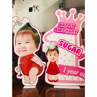 Chibi trang trí sinh nhật cho bé cao 1m