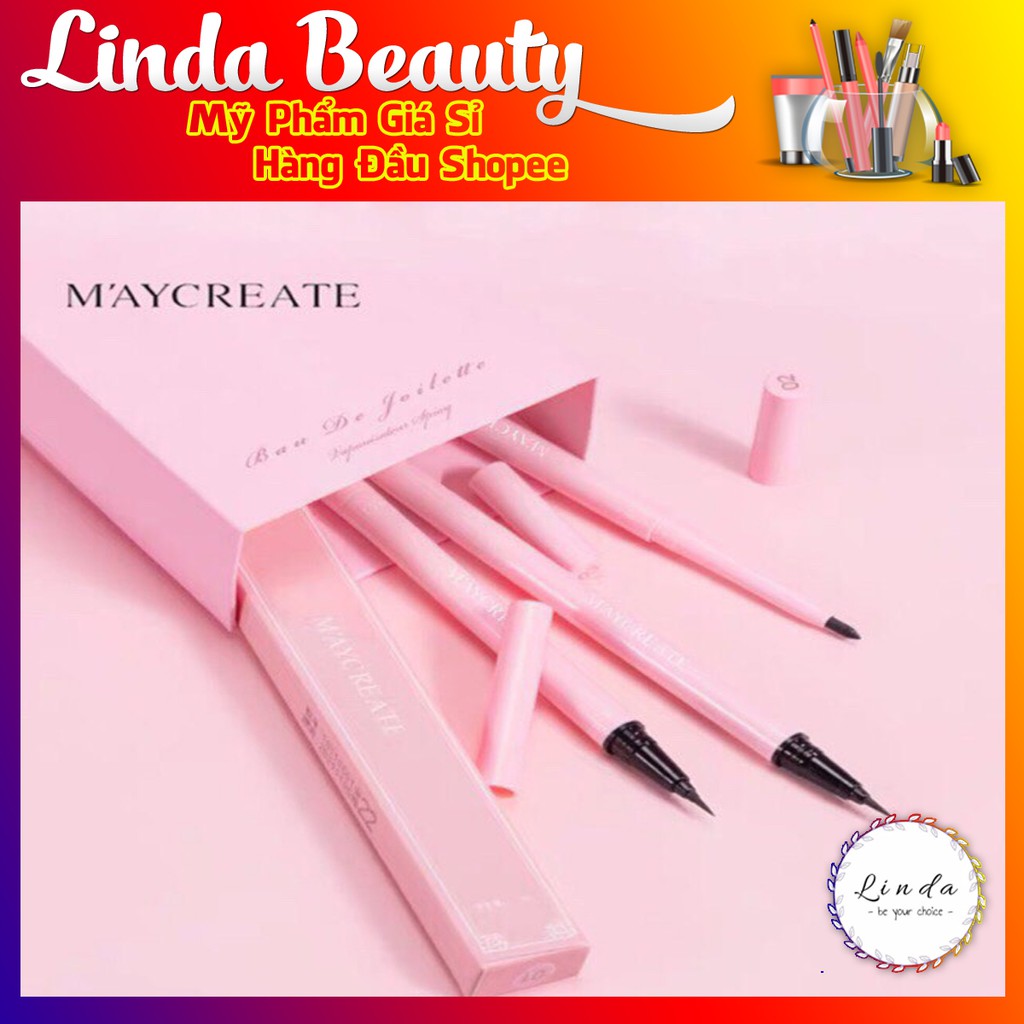 Bút kẻ mắt 2 đầu Dạ-Sáp Multiliner chính hãng Maycreate | BigBuy360 - bigbuy360.vn
