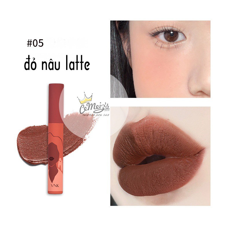 Son VNK son kem dòng artisic velvet lip tint