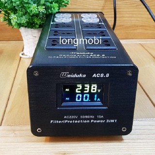 Bộ lọc nguồn điện Audio Weiduka AC 8.8(bản 2019, màu Đen)