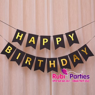 Dây cờ happy birthday trang trí