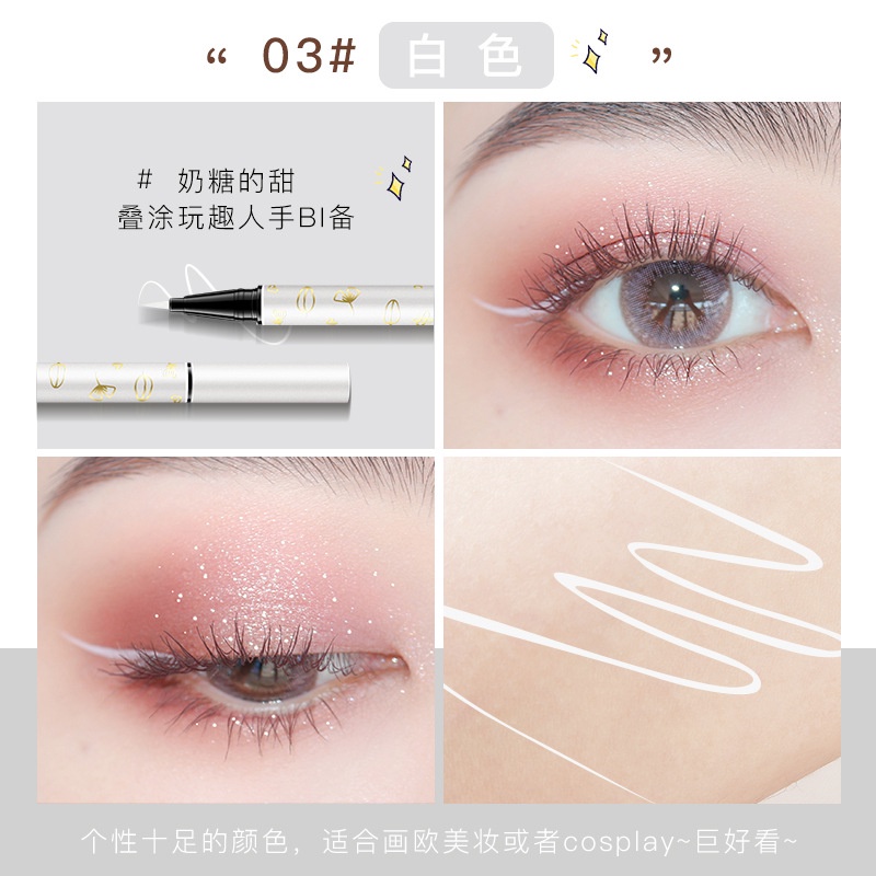Bút kẻ mắt dạng lỏng HOJO mịn không nhoè khô nhanh chống nước lâu trôi