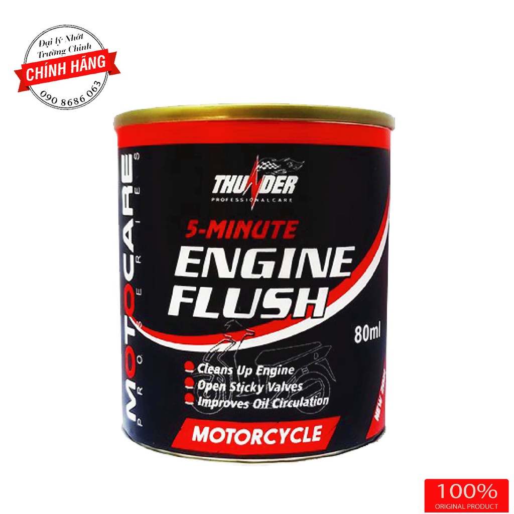 Lon súc rửa động cơ Thunder Engine Flush 80ml