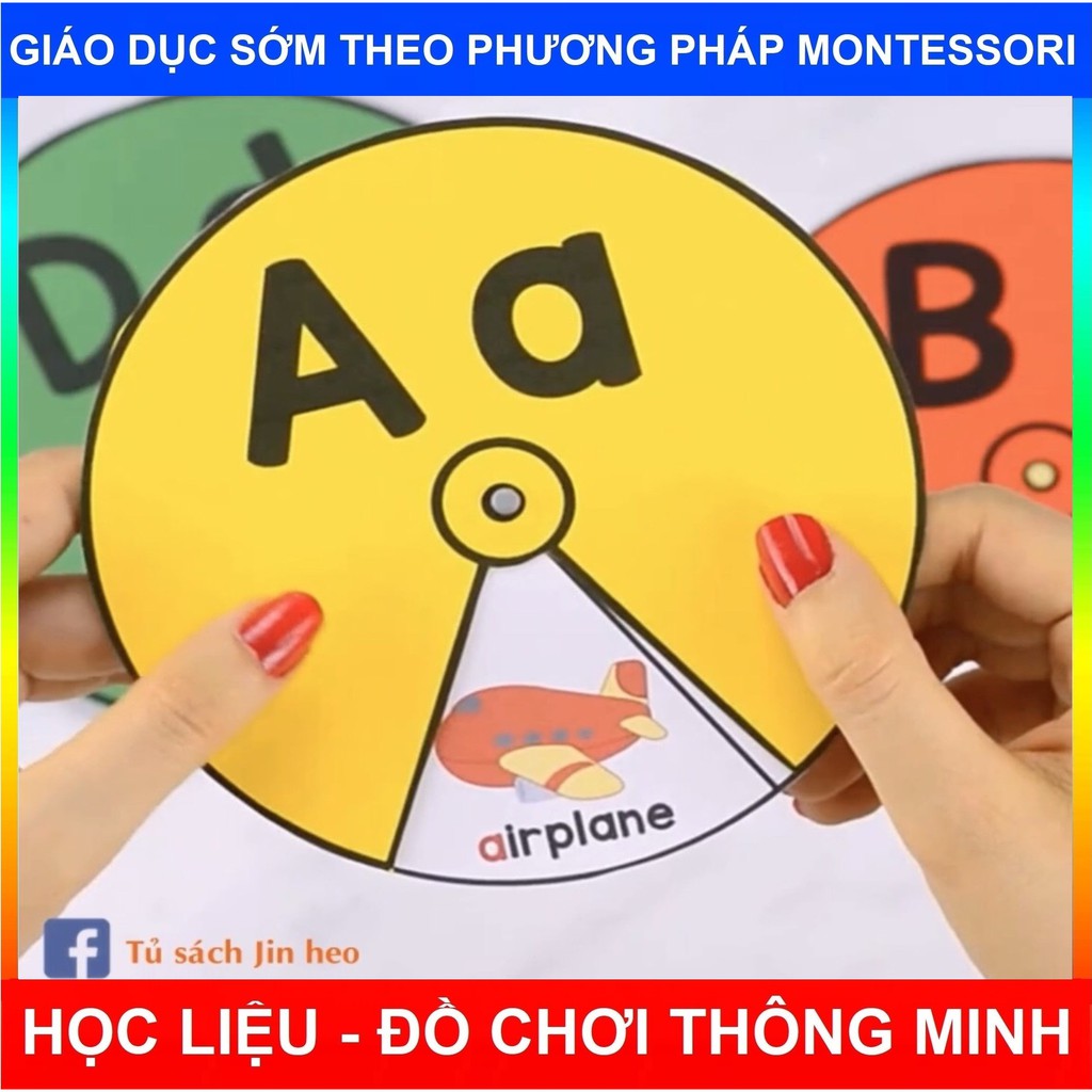 [GIÁO DỤC SỚM] ĐĨA XOAY Bảng chữ cái Tiếng Anh