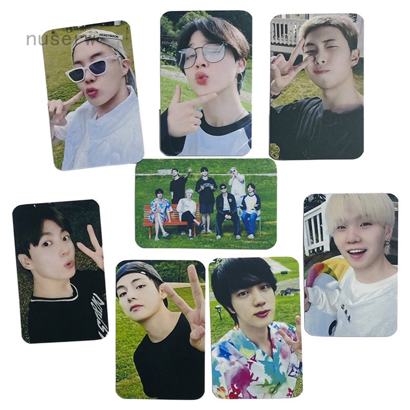 Set 8 tấm thẻ ảnh lomo card nhóm nhạc BTS