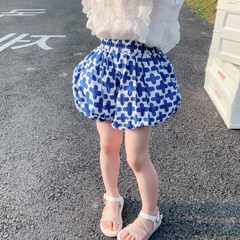 Quần Short Lưng Cao Se7En Cho Bé Gái 3-8 Tuổi