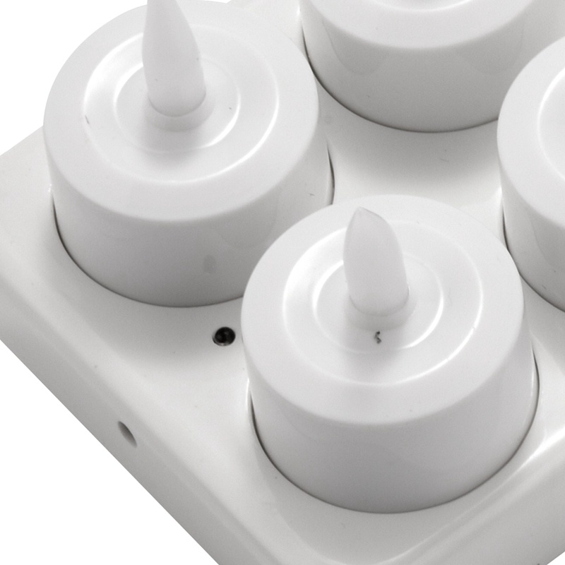 Bộ 12 Đèn LED Hình Nến Điện Tử Không Lửa Có Thể Sạc Lại Dùng Trang Trí Tiệc Giáng Sinh / Tiệc Cưới / Sự Kiện