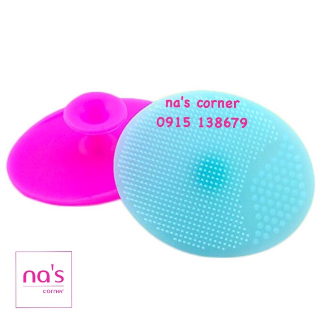 Miếng silicone mềm rửa mặt tạo bọt mịn êm, massage mặt, hạn chế mụn đầu đen | BigBuy360 - bigbuy360.vn