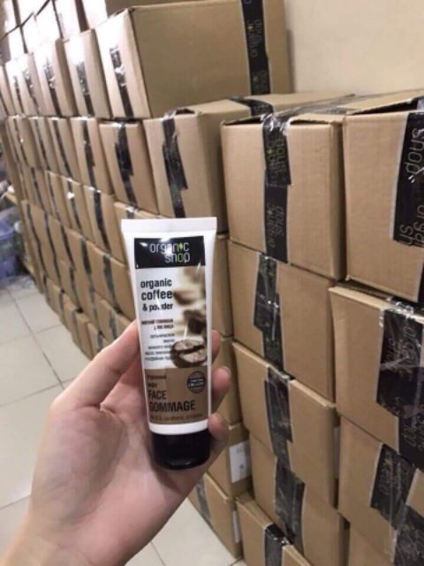 Tẩy da chết mặt Organic shop Organic coffee & powder – nga | BigBuy360 - bigbuy360.vn