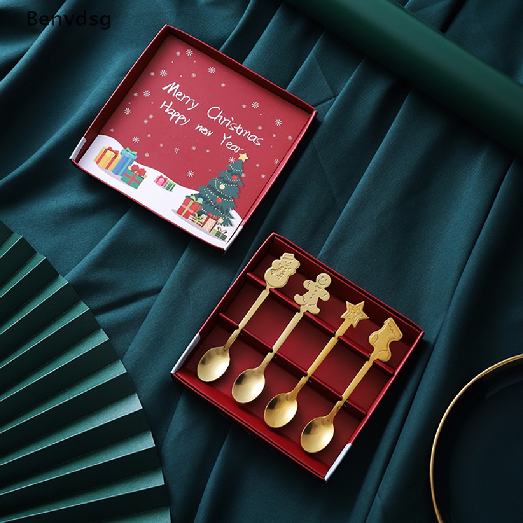 Muỗng Cà Phê Bằng Thép Không Gỉ Mạ Vàng Sang Trọng