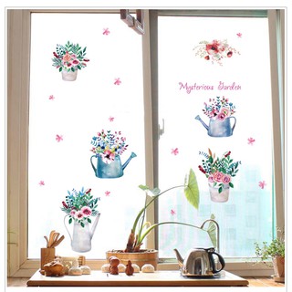 | COMBO | 4 mẫu Decal bình hoa trang trí