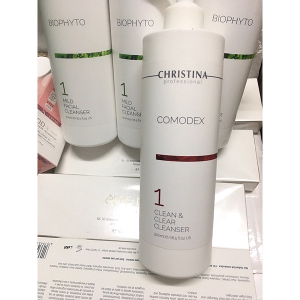 Sữa rửa mặt dịu nhẹ cho da dầu mụn, da nhạy cảm Christina Comodex cải thiện mụn đầu đen kiềm dầu làm sạch sáng da