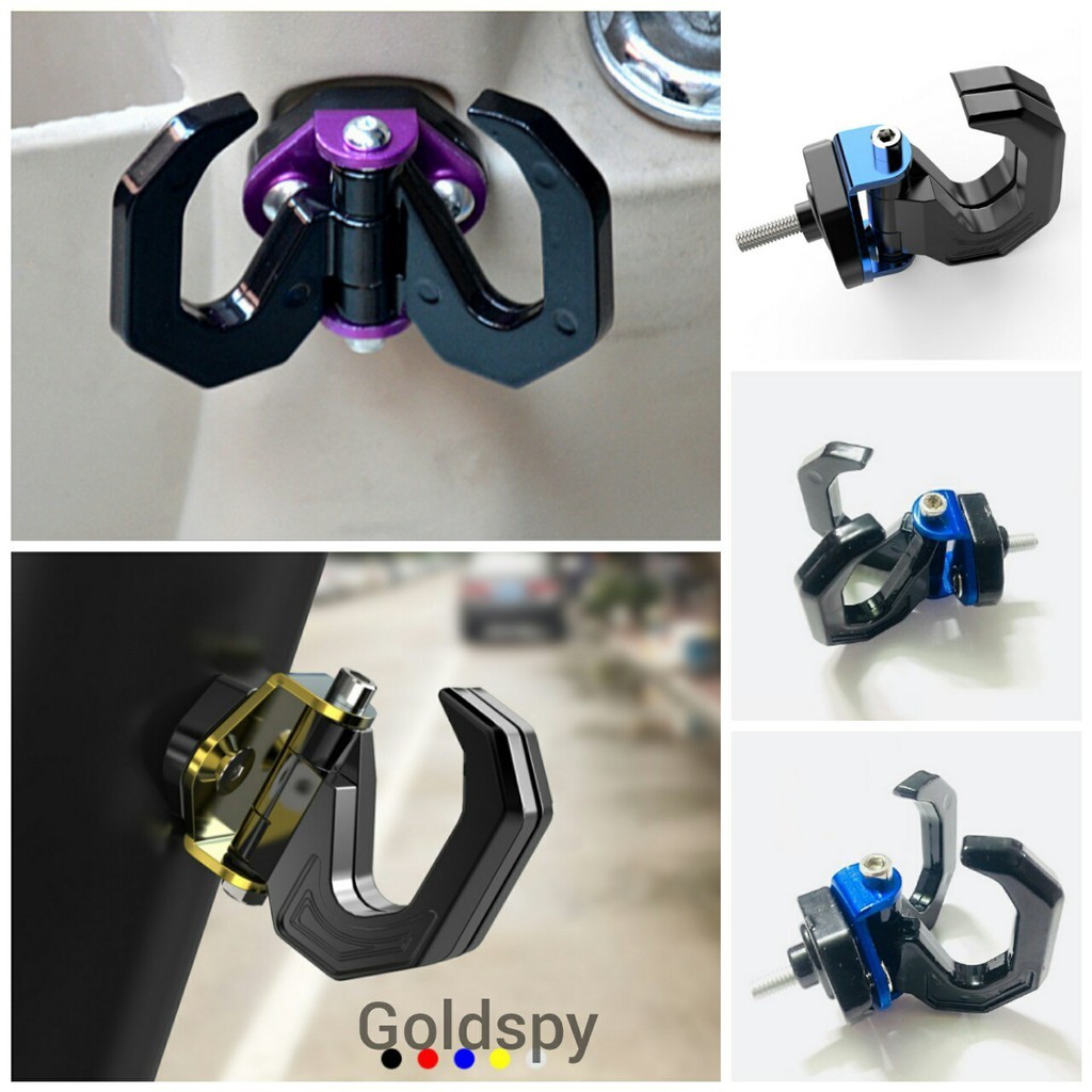 Móc Treo Đồ Xe Máy -2 Móc Xoay 180 độ - đồ chơi xe máy