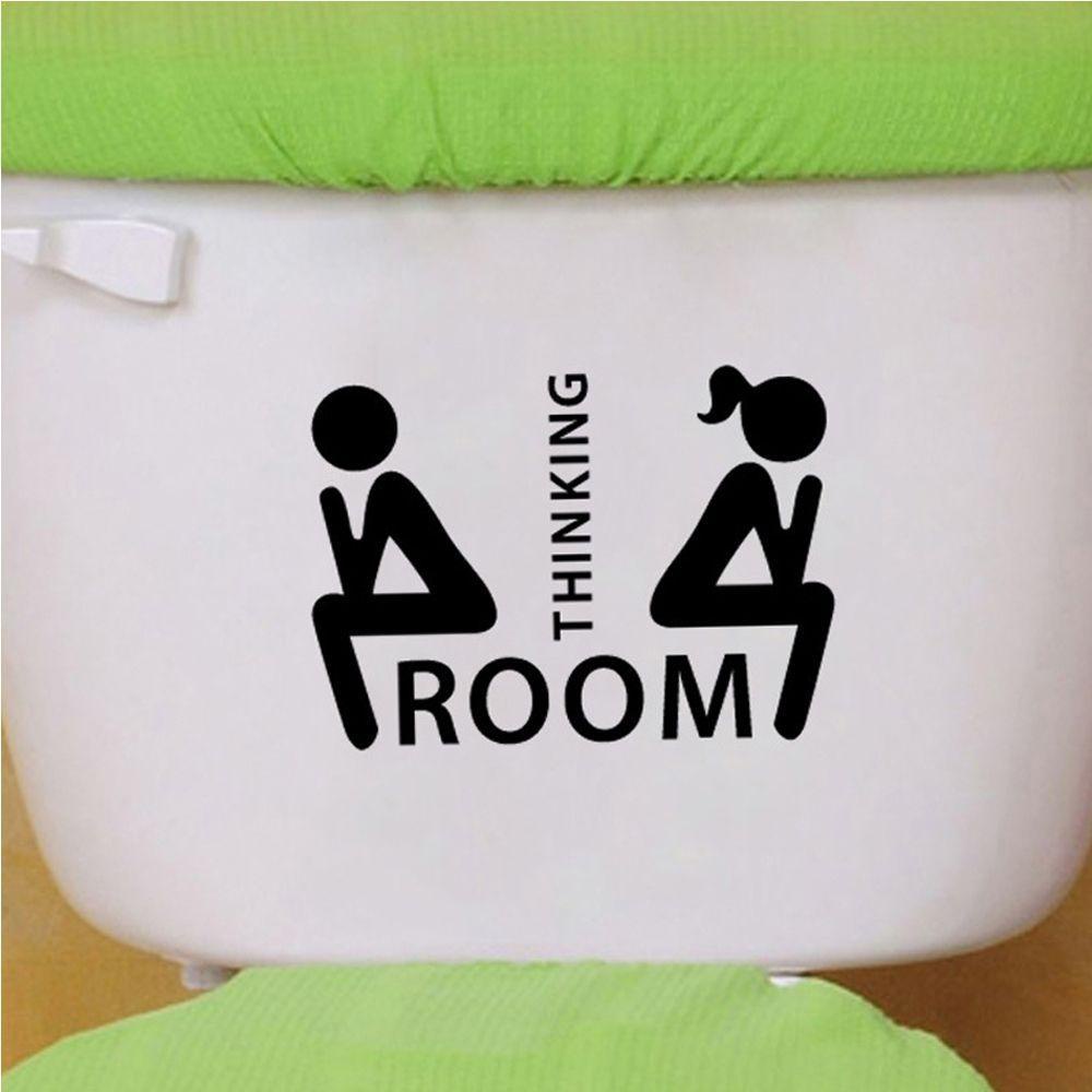 Miếng Dán Trang Trí Toilet Độc Đáo DIY