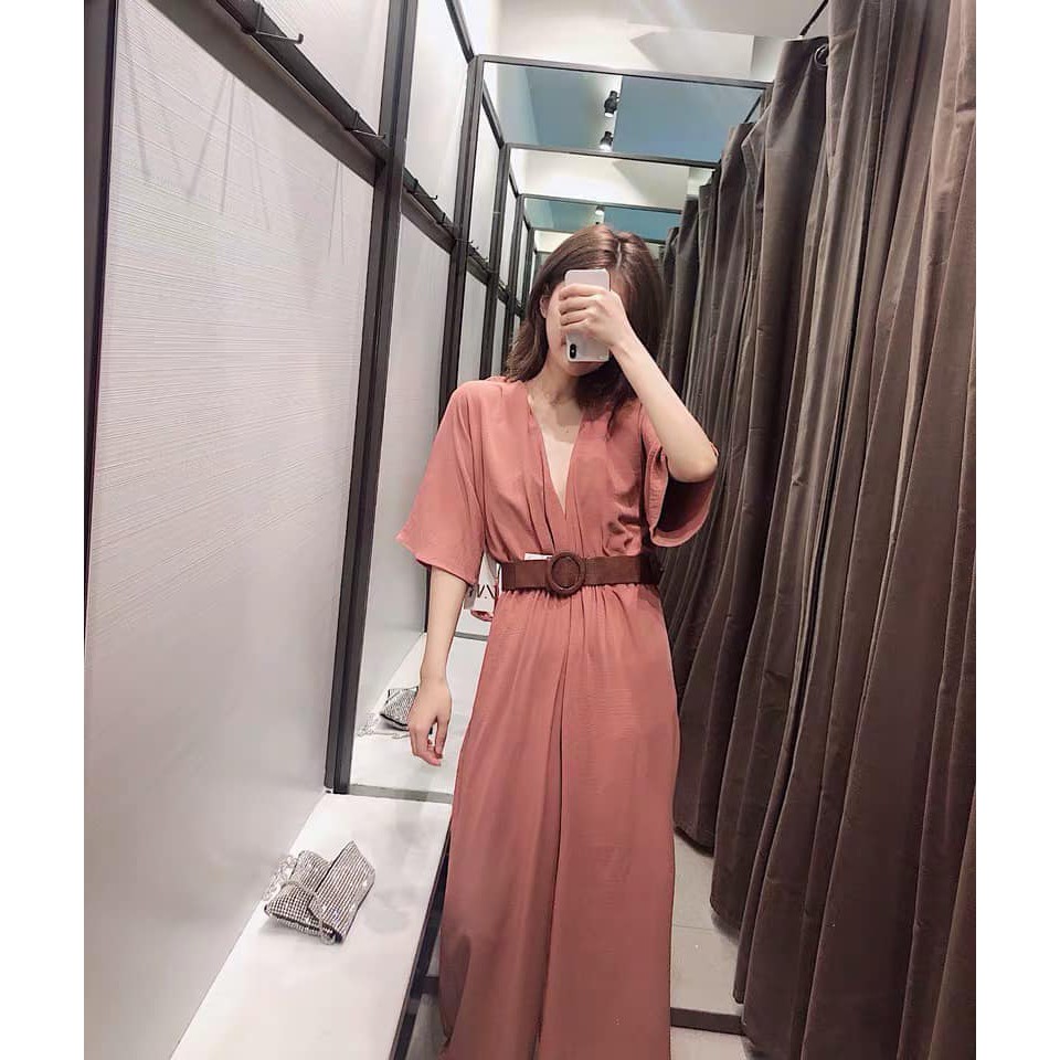 Bộ jumpsuit dư xịn sang chảnh - kèm belt 1 màu