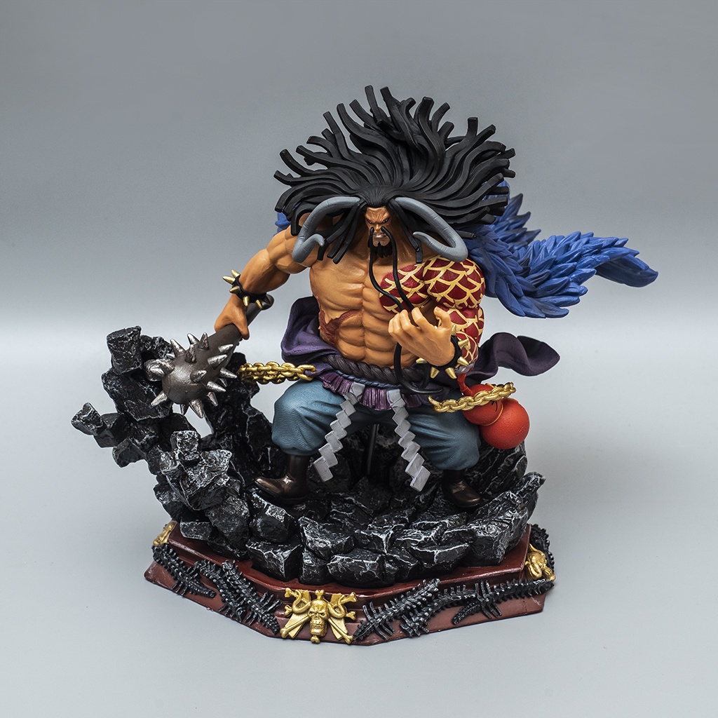 Mô hình One Piece tứ hoàng Kaido dạng người cao 19cm - Mô hình trang trí One Piece Figure Kaido bách thú Haki Shop