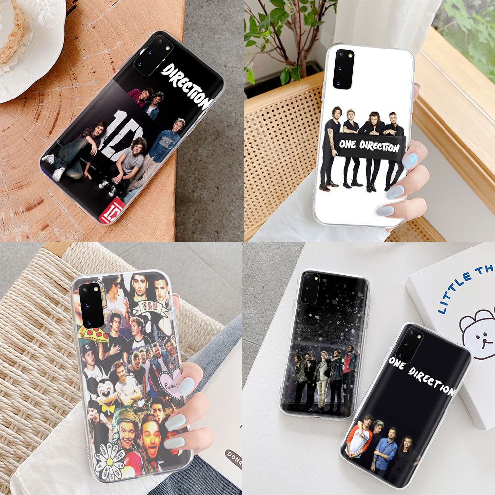 Ốp Điện Thoại Mềm Trong Suốt In Hình One Direction Cho Samsung Galaxy S21 S20 Ultra Fe S6 Edge Plus Vm106