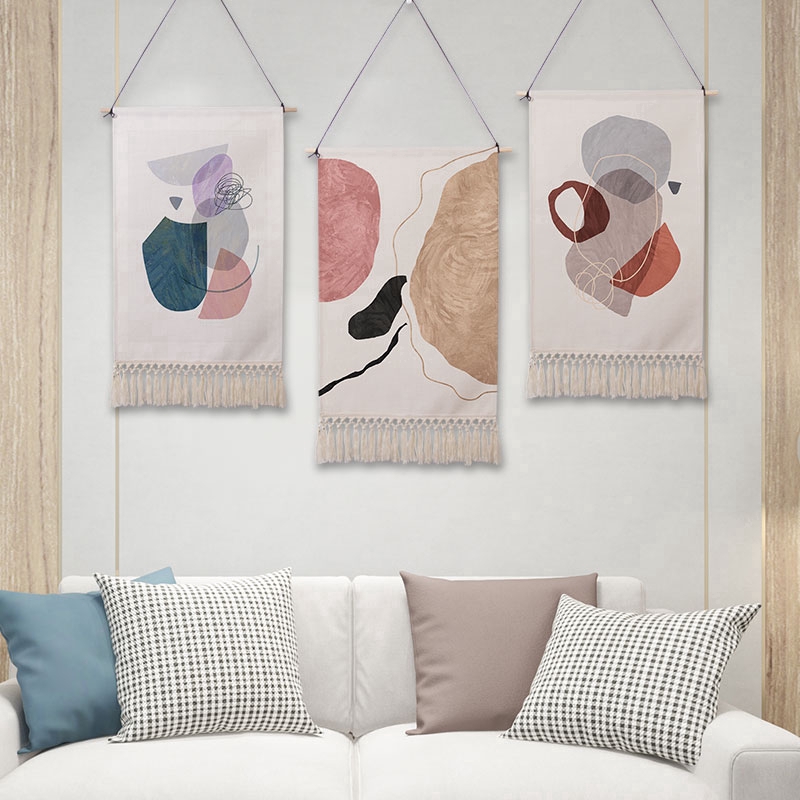 Thảm Treo Tường Trang Trí Nội Thất In Họa Tiết Trừu Tượng Độc Đáo | BigBuy360 - bigbuy360.vn