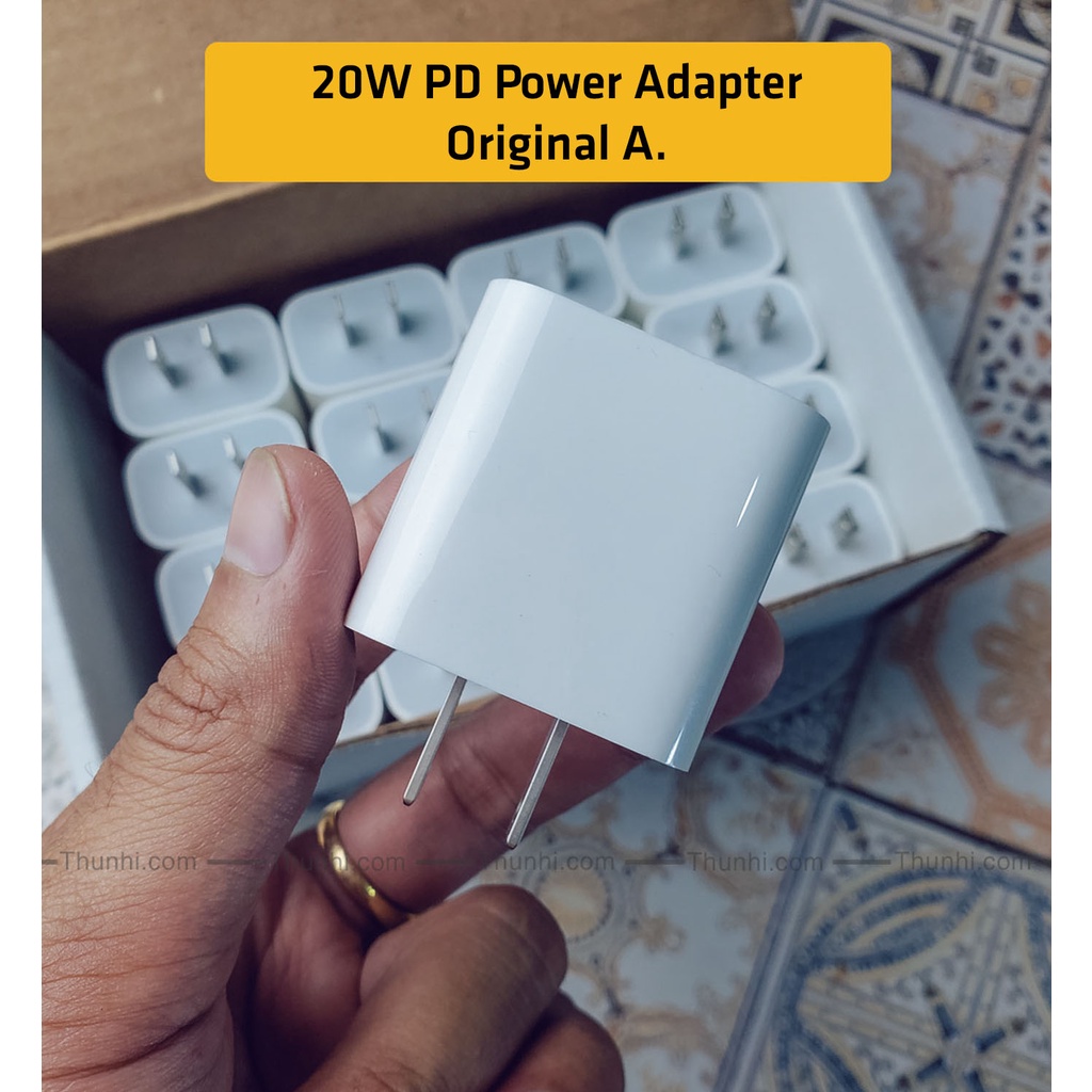 🔰Original A. Sạc PD 20W | sạc PD type-C cho X/ XS max/ Pro max/ 11/ 12/ 13/ 14 Promax