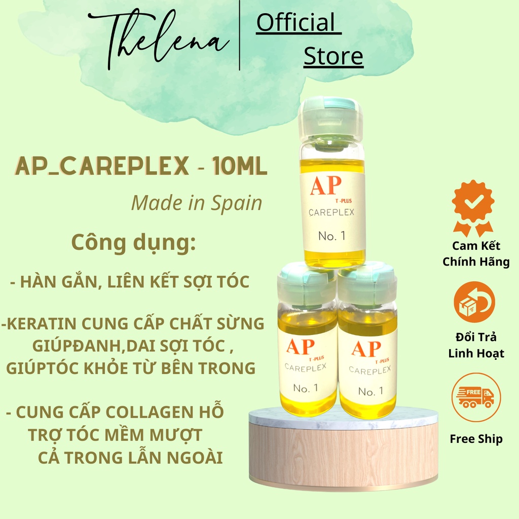 Huyết Thanh CAREPLEX Hàn Gắn Liên Kết Sợi Tóc Phục Hồi Tóc Hư Tổn 10ML