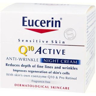 Kem Chống Lão Hóa Ban Đêm Eucerin Q10 ACTIVE Night Cream (50 ml)