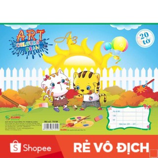 Vở vẽ KLONG gáy keo A3 24 tờ 100/84; MS: 701M