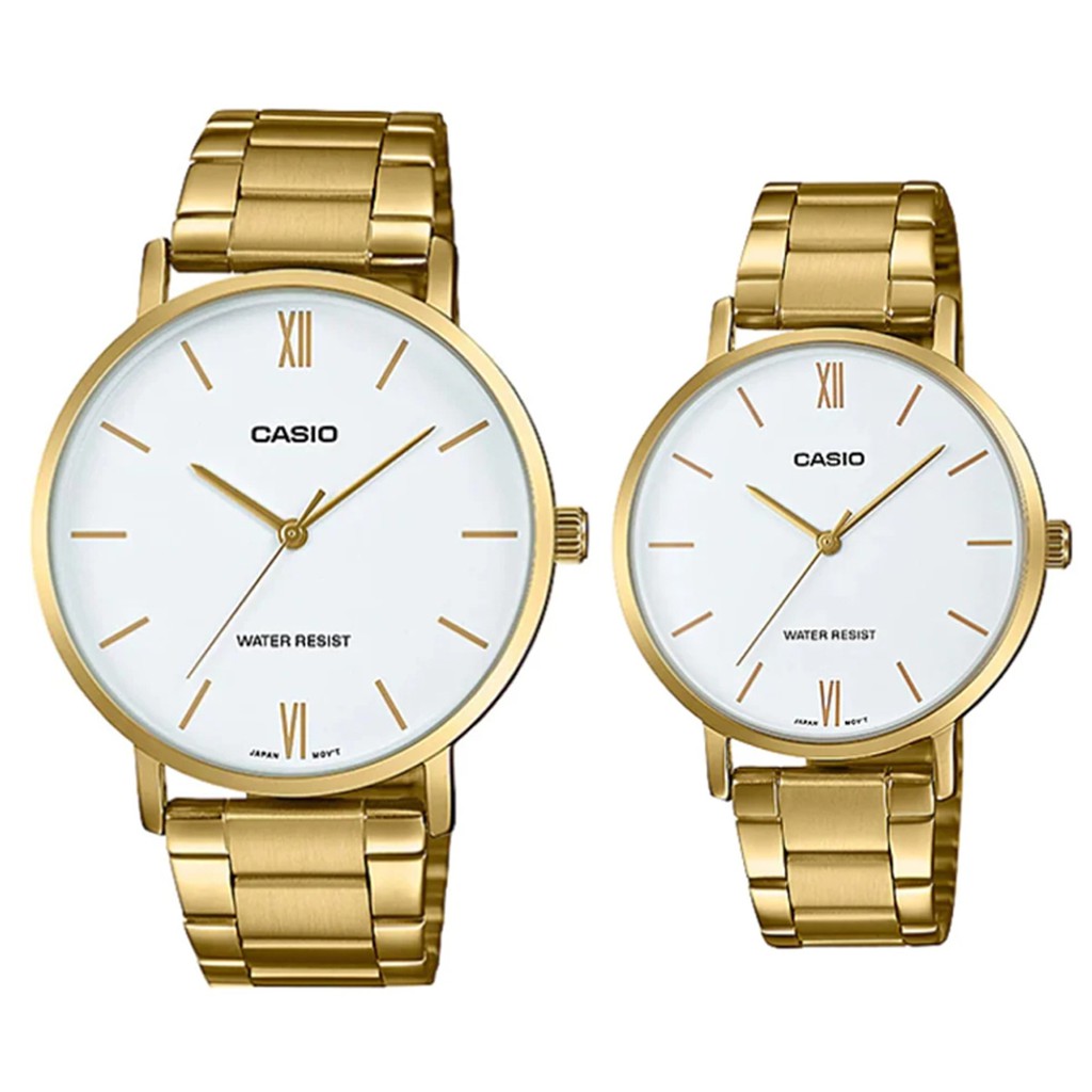 Đồng Hồ Cặp Đôi Casio MTP-VT01G-7BUDF Và LTP-VT01G-7BUDF