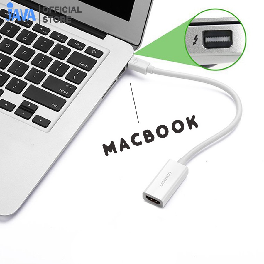 Cáp chuyển display port mini  to hdmi, dp mini to hdmi, dùng cho macbook