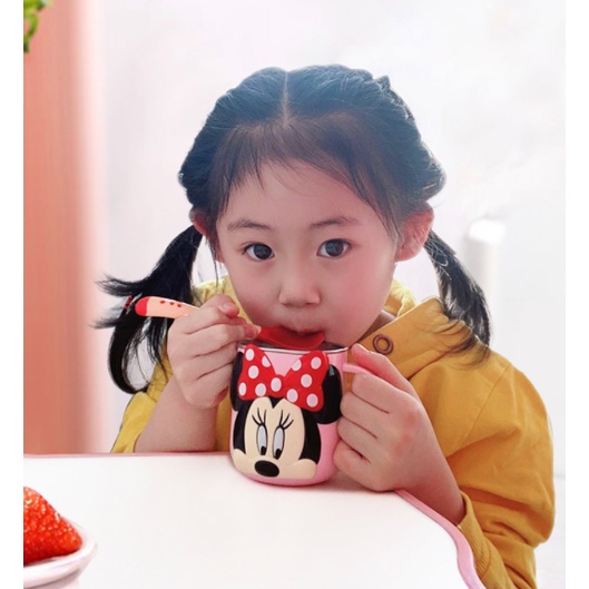 Ly Inox giữ nhiệt 3D - Disney cho bé