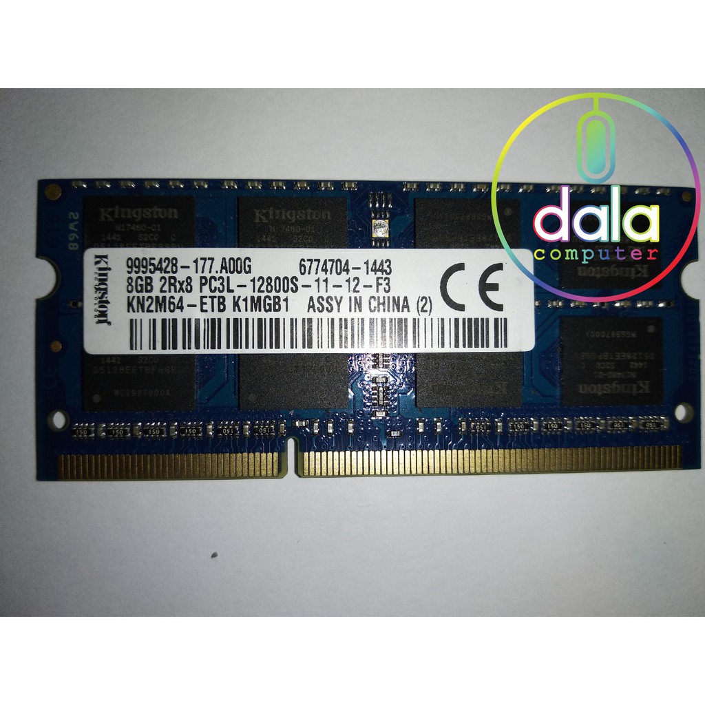 Ram Laptop DDR3L 8GB bus 1600 siêu bền tháo máy bộ chính hãng | BigBuy360 - bigbuy360.vn