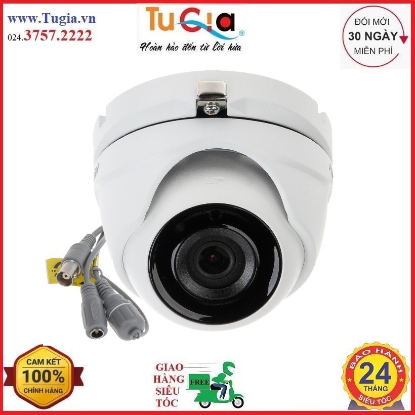 Camera HD-TVI Dome Hồng Ngoại 5MP HIKVISION DS-2CE56H0T-ITMF - Hàng Chính Hãng