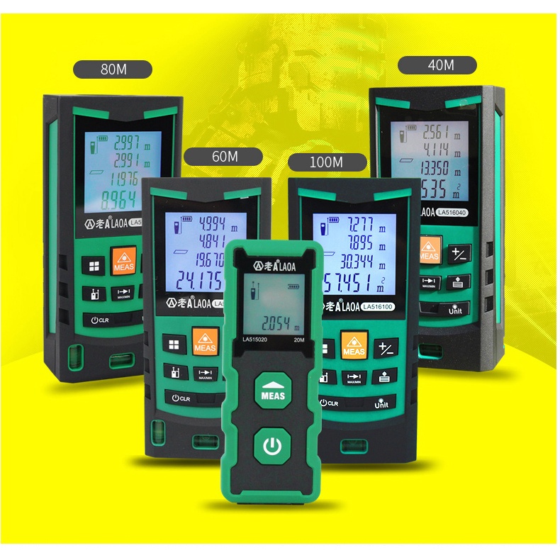 Máy LASER đo khoảng cách, tính diện tích, tính thể tích LAOA, chất lượng cao, hàng chính hãng
