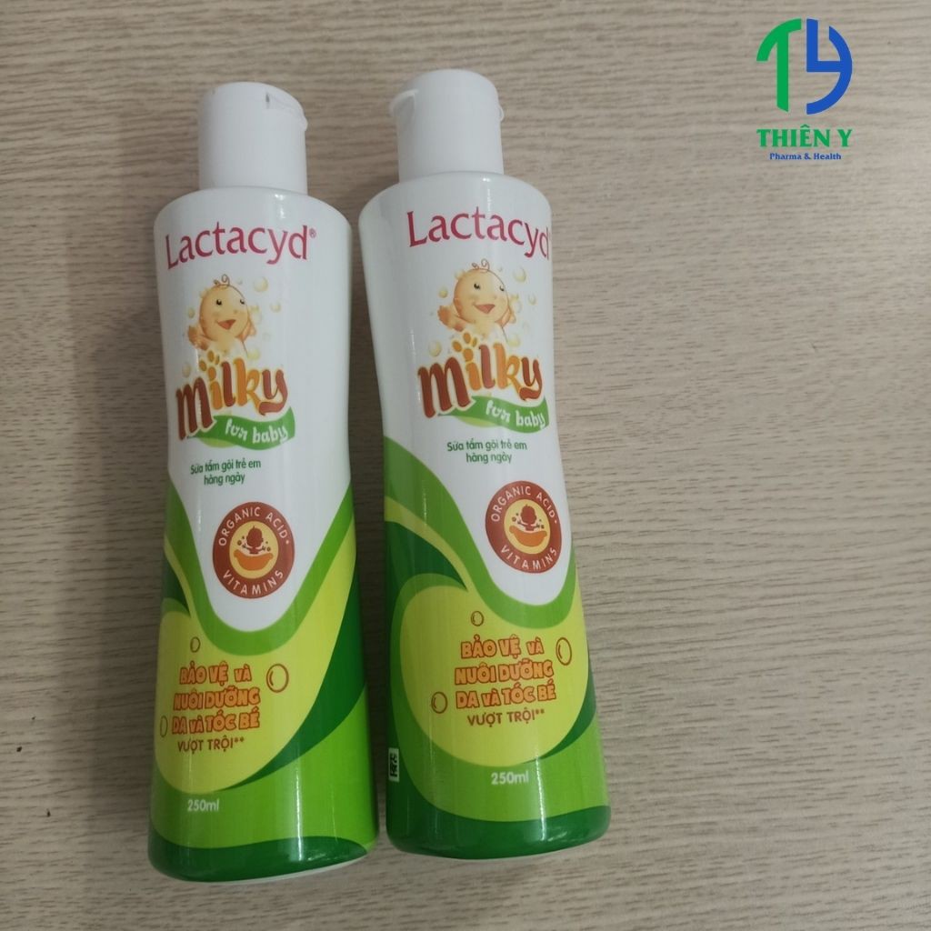 Sữa tắm Lactacyd 250ml và 500ml, Sữa Tắm Lactacyd Milky 500ml, Chống Rôm Sảy Cho Bé Hiệu Quả - Thiên Y Pharmacy