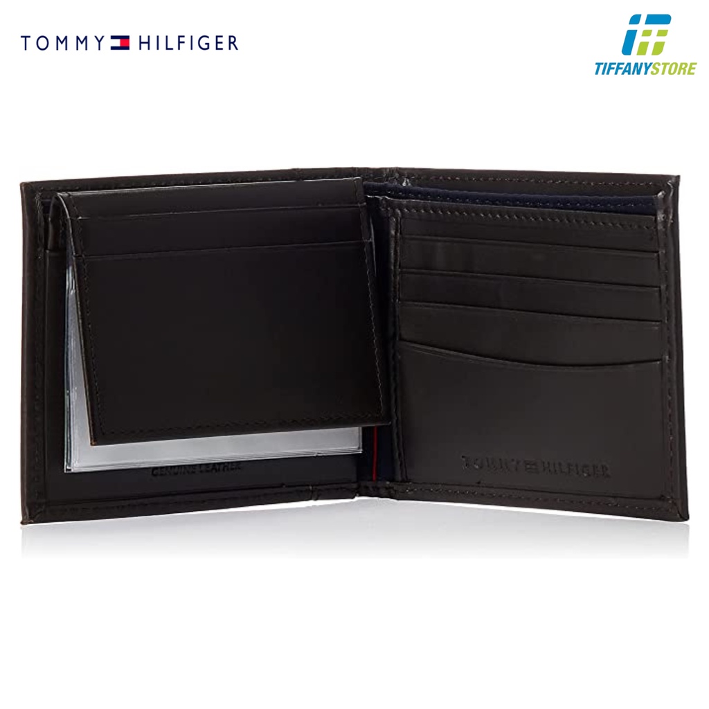 Ví nam Tommy Hilfiger Mens Cambridge Passcase - Màu nâu 5675/02 - Chính hãng