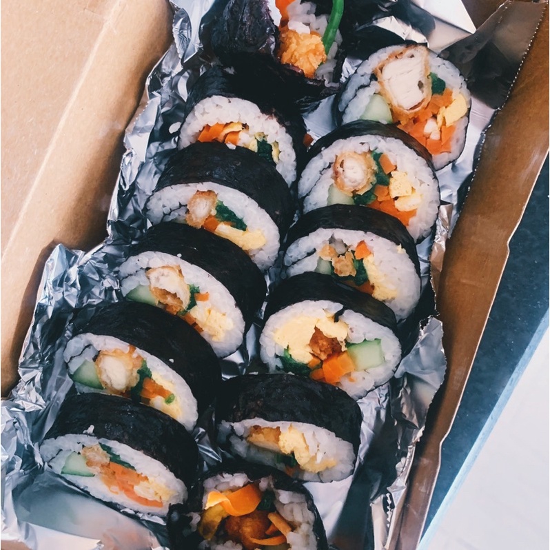 Cơm cuộn gà chiên xù + phô mai