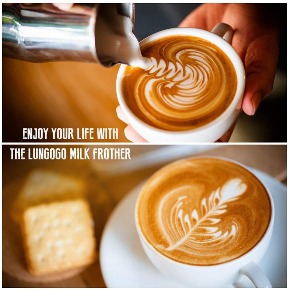 Máy đánh sữa tạo bọt cafe AHAHOME có giá đỡ bằng thép không gỉ đa năng dễ sử dụng MDS01