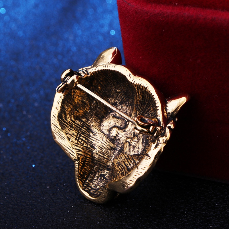 EFAN Bán Chạy Trâm Cài Áo Hình Chú Hổ Hoàng Đạo Năm Mới Của Trung Quốc Cổ Điển Cho Nam Giới