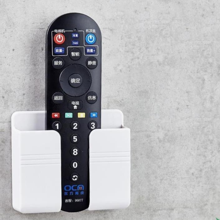 Kệ Dán Tường Để Điện Thoại, Remote - Giá Đỡ Sạc Điện Thoại Thông Minh Đa Năng Tiện Lợi - Kệ Dính Tường