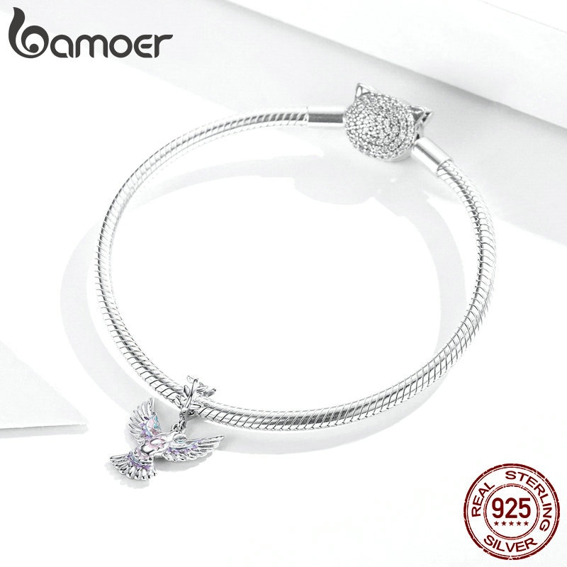 BAMOER Mặt Vòng cổ Bạc 925 Chính Hãng BSC295