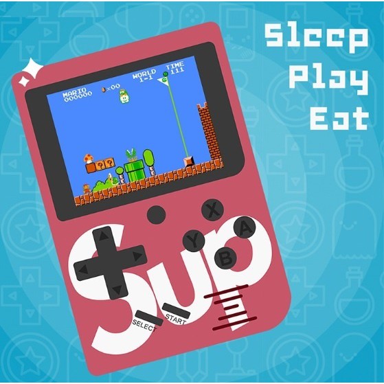 Máy Chơi Game Cầm Tay Sup 400 Trong 1 Phong Cách Retro